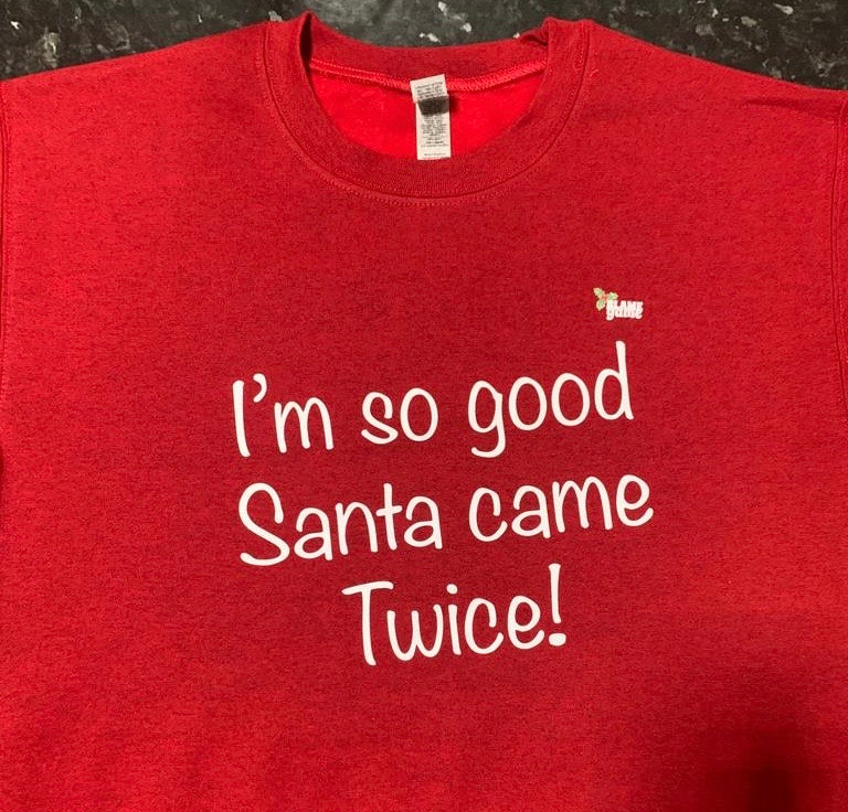 Blame Game alternative Christmas jumpers (sweatshirts)